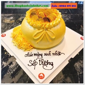Bánh Sinh Nhật Hũ Vàng - VA117